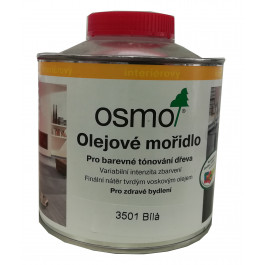 OSMO 3501 olejov&eacute; moridlo biele 0,5l