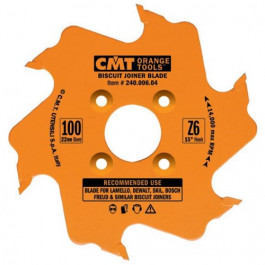 CMT kot&uacute;č do lamelovačky D100x3,96 d22 Z6 HW C24000604