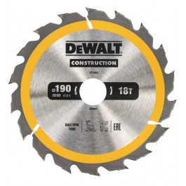 DEWALT DT1943 p&iacute;lov&yacute; kot&uacute;č 190x30mm 18z. rychly pozdlzny rez