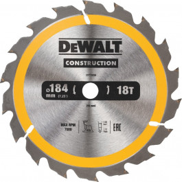 DEWALT DT1938 p&iacute;lov&yacute; kot&uacute;č 184x16mm 18z. rychly pozdlzny rez