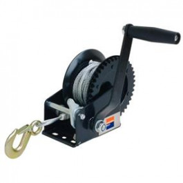 Workers Best navij&aacute;k lanov&yacute; 550kg oceľov&eacute; lano 15m/5mm s h&aacute;kom