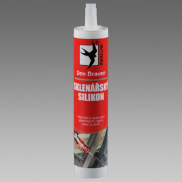 Den Braven Silikon sklen&aacute;rsky transp. 310ml