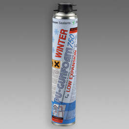 PUR n&iacute;zkoexpanzn&aacute; pena pi&scaron;toľov&aacute; 750ml zimn&aacute;