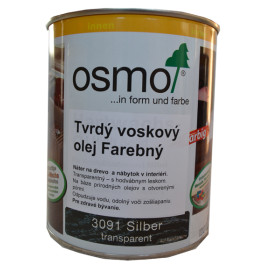 OSMO 3091 olej voskov&yacute; tvrd&yacute; Effekt strieborn&yacute; 0,75l