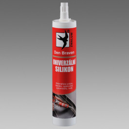 DEN BRAVEN silikon univerz&aacute;lny transparent 280ml RED line