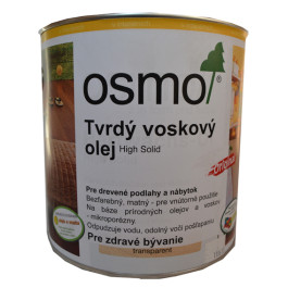 OSMO 3032 tvrd&yacute; voskov&yacute; olej bezfarebn&yacute; hodv&aacute;bny polomat 0,75l