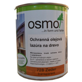 OSMO 728 ochrann&aacute; olejov&aacute; laz&uacute;ra c&eacute;der 2,5l