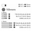 40-dielna sada bitov Cr-V Imbus, Torx, tis&iacute;chran