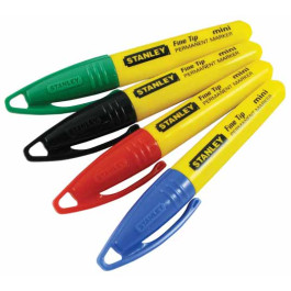 STANLEY 1-47-329 popisovac mini farebny - jemny hrot