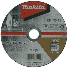MAKITA B-12217 kot&uacute;č rezn&yacute; 115x1,0x22,2mm nerez