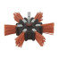 WOLFCRAFT 1512000 Nylonov&aacute; kefa tvrd&yacute; vej&aacute;r 100mm 6stop 1512000