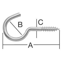 Vormann h&aacute;k so z&aacute;vitom 100x25x5,8mm  Zn (2ks)