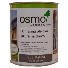 OSMO 905 ochrann&aacute; olejov&aacute; laz&uacute;ra patina 0,75l