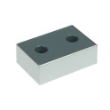 Noha NK plast 60x40x20mm strieborna