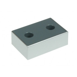 Noha NK plast 60x40x20mm strieborna