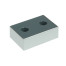 Noha NK plast 60x40x20mm strieborna