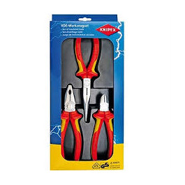KNIPEX 00 20 12   3-dielna sada klie&scaron;t&iacute; do 1000V