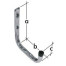 DOMAX HPU 120 h&aacute;k jednoduch&yacute; U 140 x 120 x 55 mm
