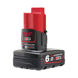 MILWAUKEE M12 B6 akumul&aacute;tor REDLITHIUM-ION&trade; 12 V, 6,0 Ah
