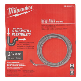 MILWAUKEE  &scaron;pir&aacute;l. dr&ocirc;t  6mmx7,6m sklop.zakonč.