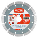 EXTOL 108911 DIA kot&uacute;č rezn&yacute; 115mm segmentov&yacute; LONG LIFE