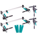 WOLFCRAFT 3676000 sada PRO pre mont&aacute;ž dverov&yacute;ch z&aacute;rubn&iacute;