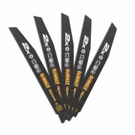 DEWALT DT2301L p&iacute;lov&yacute; list 152mm na drevo s klincami pre mečov&eacute; p&iacute;ly (5ks)