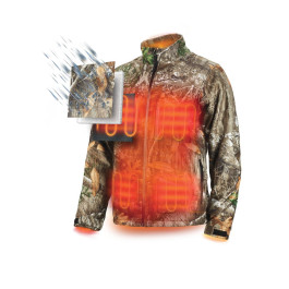 MILWAUKEE M12 HJ CAMO5-0 (2XL) vyhrievan&aacute; bunda PREMIUM mask&aacute;čov&aacute;