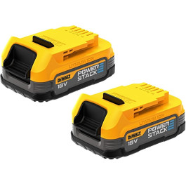 DEWALT DCBP034E2 sada 2x akumul&aacute;tor 18V 1,7Ah POWERSTACK