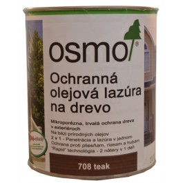 OSMO 708 ochranná olejová lazúra teak 2,5l